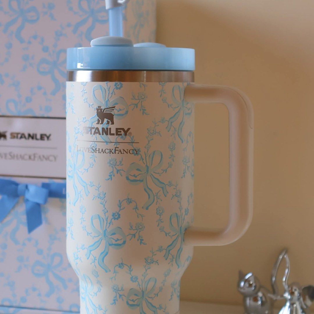 Stanley x LoveShackFancy 40oz IceFlow Tumbler (Category: Water Bottles & Tumblers) located in Manila. Submitted by mypshopp (Listing ID 1426038113, Image 2). Description: Stanley love shack fancy 40oz - with box - straw -dustbag Ready to ship!.