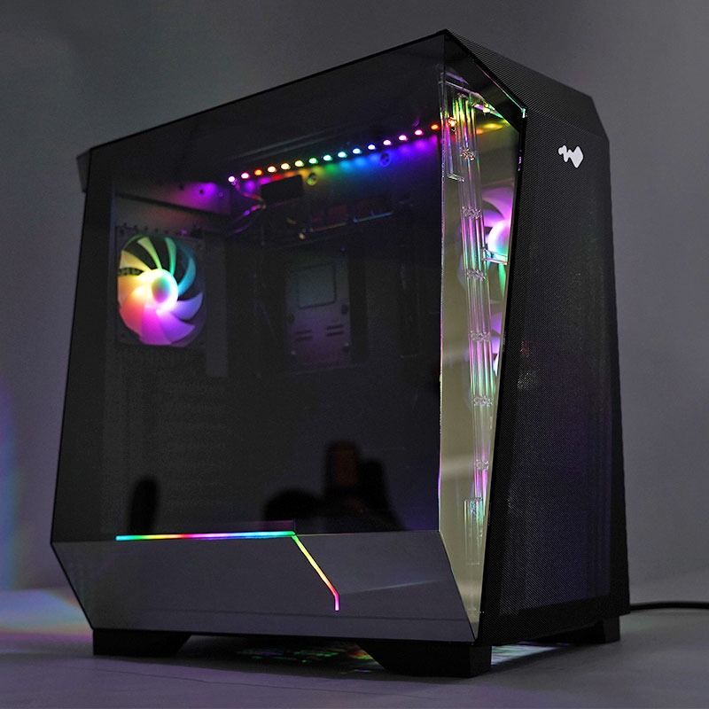 Unique InWin Mid-Tower PC Case - PRISM (Black)