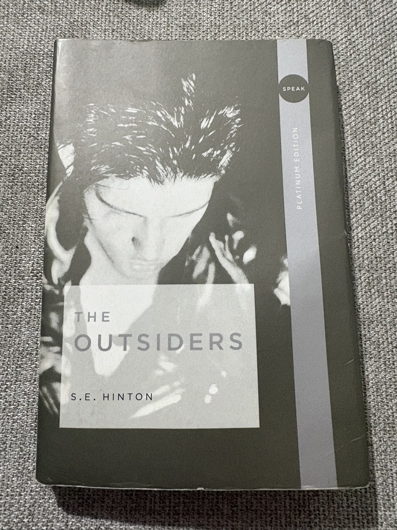 Used ! The Outsiders by S.E. Hinton Platinum Edition, Hobbies & Toys ...