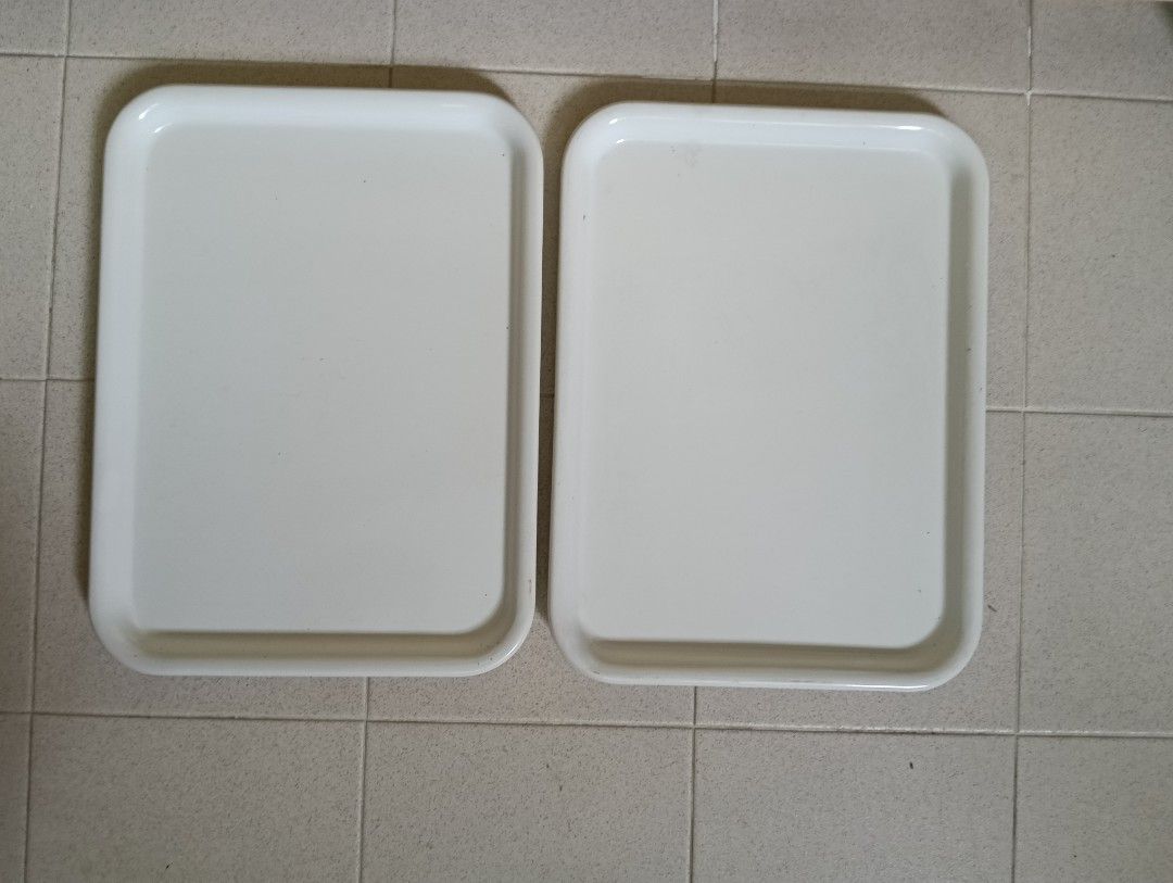 White Rectangular Trays479579342290309120