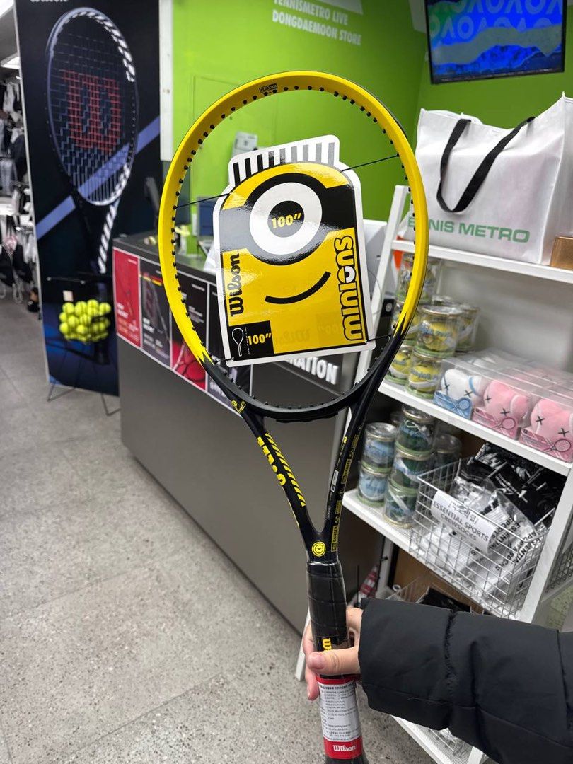 Wilson Minions Tennis Racket - 100l, Sports Equipment, Sports & Games ...