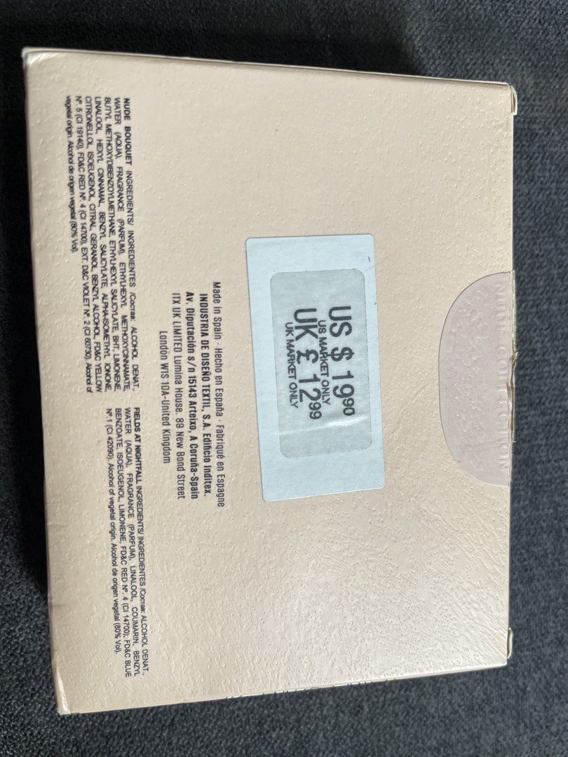 Zara Nude Bouquet & Fields at Nightfall Perfume Set (Category: Fragrance & Deodorants) located in Pasig City. Submitted by missclaud.essentials (Listing ID 1426042304, Image 2). Description: Rfs: orig, unused pero hindi sealed due to return item .