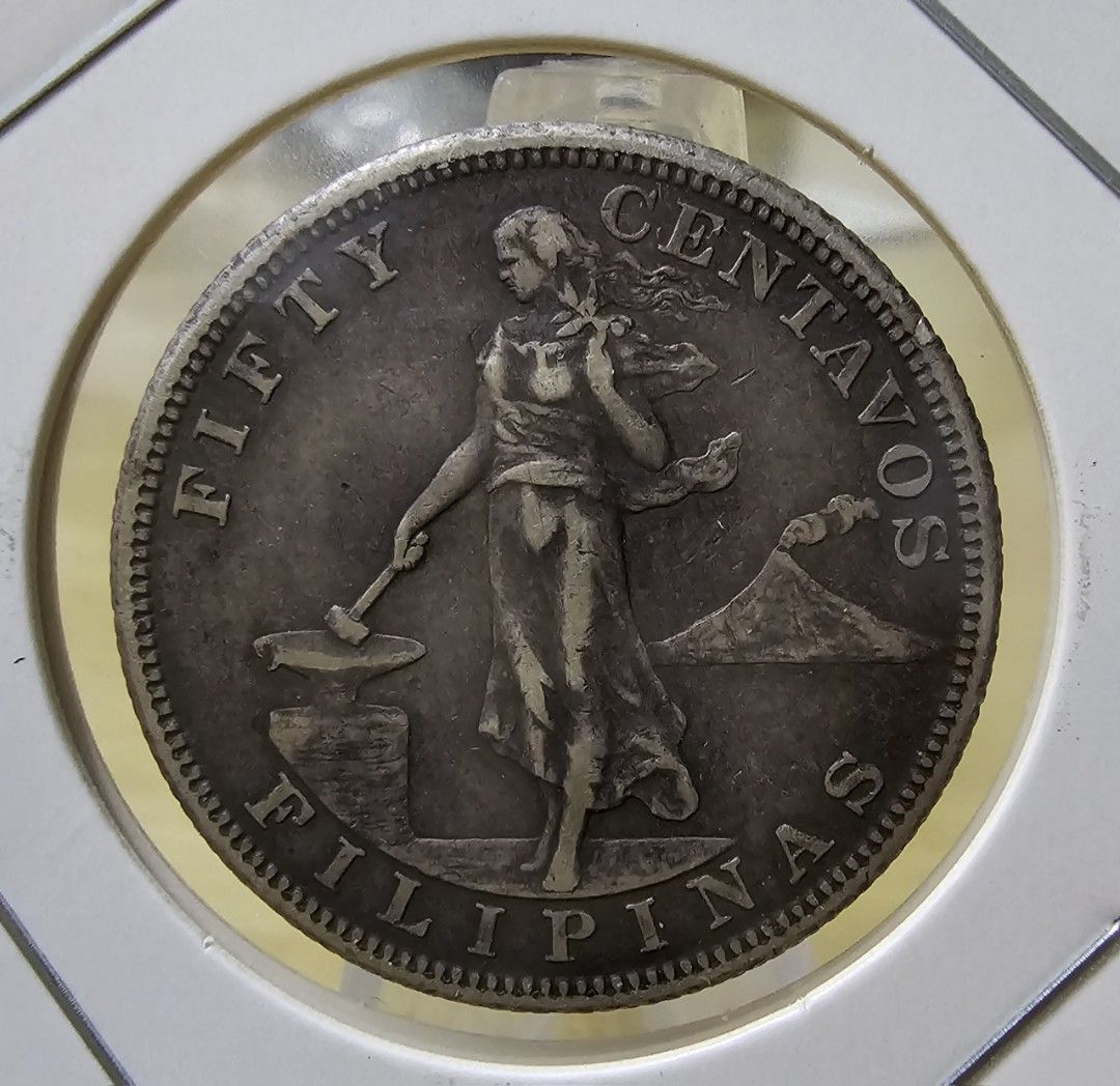 1904s US-Philippines 50 Centavos Old Silver Coin (Category: Currency) located in Laoag. Submitted by philippinecoin (Listing ID 1426311515, Image 1). Description: 1904 USPI old silver coin San Francisco mint xf condition .