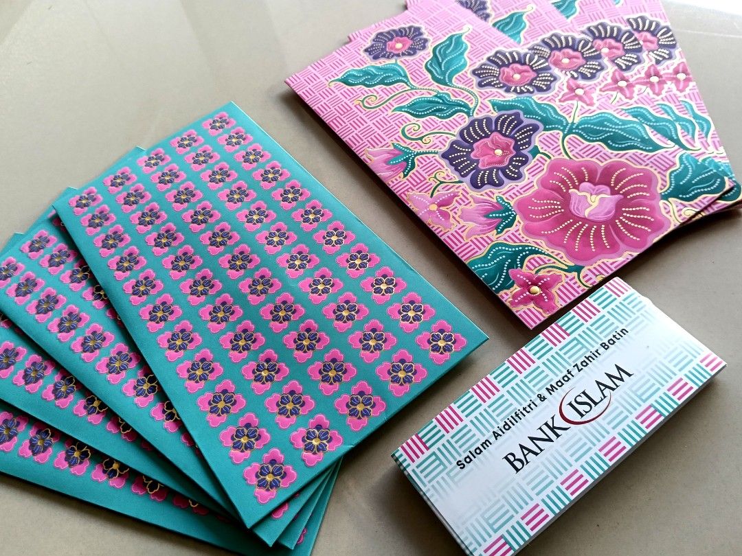 8pcs Bank Islam Sampul Raya Year 2026, Hobbies & Toys, Stationery ...