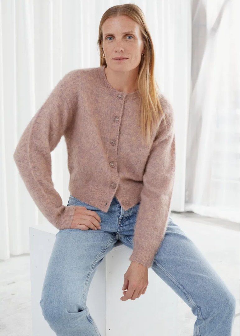 & Other Stories Pink Cardigan (Category: Coats, Jackets and Outerwear) located in Pasig City. Submitted by ninipoonini (Listing ID 1426244245, Image 1). Description: ‼️ 5% off if you buy 2+ items (max: P300 off) ‼️ - Bought from the NYC store - Light pink/magenta color (looks different irl) - Small!.