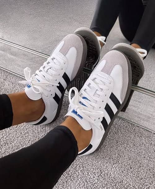 Adidas Samba White Black Sneakers 23cm (Category: Sneakers) located in Danao, Cebu. Submitted by altheaprelovedcorner (Listing ID 1426202048, Image 1). Description: .