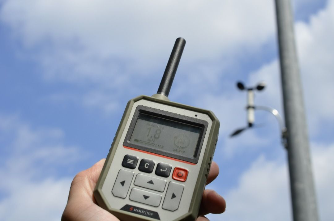 Anemometer, Wind Tracker, Wireless Anemoter, Wind Meter, Scarlet WL-21 (Category: Industrial Equipment) located in Quezon City. Submitted by johnbarbadillo (Listing ID 1426239075, Image 2). Description: Wireless Anemometer (Wind Speed/Direction), Datalogger Model: WL-21 Make: Scarlet (Taiwan) * Parameters: Wind Speed, Wind Direction, Ambient Temperature, and Barometric Pressure * Measuring range: 0.3 to 50 m/s (wind speed), 0-359° (direction), -3