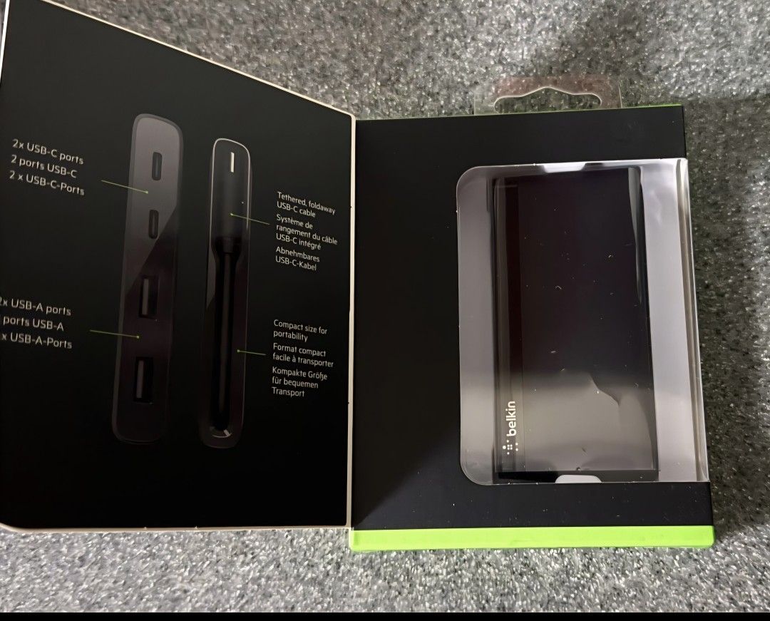 Belkin 4-Port Mini USB-C Hub405980196101181441