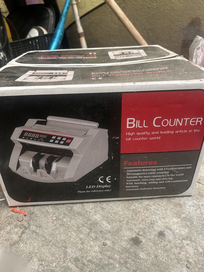 Bill Counter with UV and MG Detection (Category: Office & Business Technology) located in Manila. Submitted by jeremywayn81052 (Listing ID 1426200767, Image 1). Description: Brandnew - won’t need anymore.
