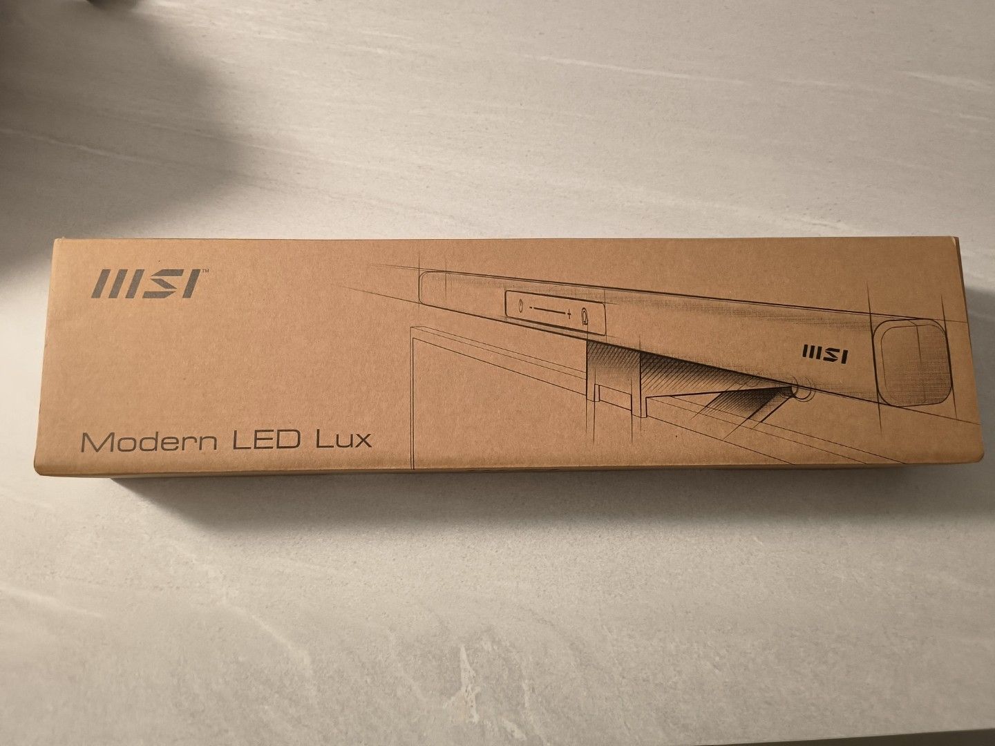 BNIB MSI Modern LED Lux Screen Light Bar447342398784808960