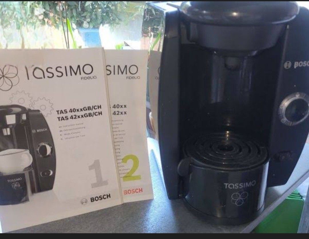 BOSCH TASSIMO ONE TOUCH ESPRESSO COFFEE MACHINE,110v (Category: Coffee Machines & Makers) located in Quezon City. Submitted by stuffiesetc (Listing ID 1426359134, Image 1). Description: BOSCH TASSIMO ONE TOUCH ESPRESSO COFFEE MACHINE,110v guaranteed authentic. was an office equipment but still im good condition. no functional defects, no cracks or dents. minor surface scuffs that are barely noticeable. bought in the u.s. for about Php18,000+.orig