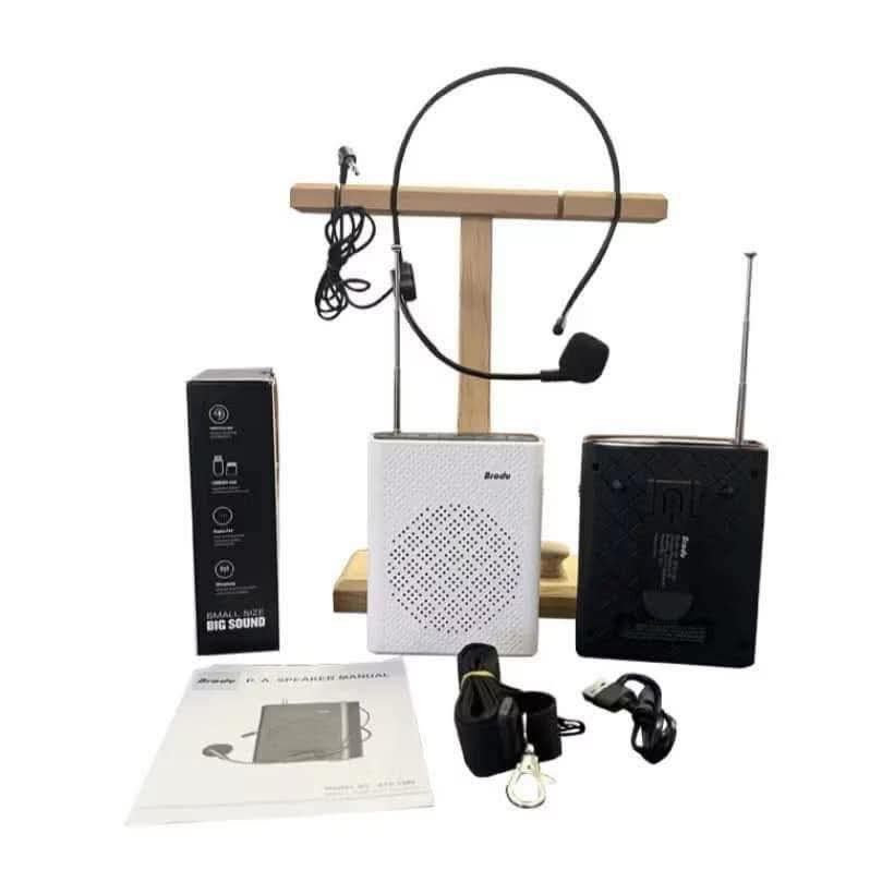 Brodu BTS-1385 Personal P.A. Speaker (Category: Soundbars, Speakers & Amplifiers) located in Manila. Submitted by iliasjen (Listing ID 1426220550, Image 3). Description: 🌟 Brodu BTS-1385 Lapel Yoga Workout Rechargeable Belt Wired Microphone Headset Loud Speaker Recording Studio🔥🔥 🌟Pwede Bluetooh/USB/TF Card/FM .