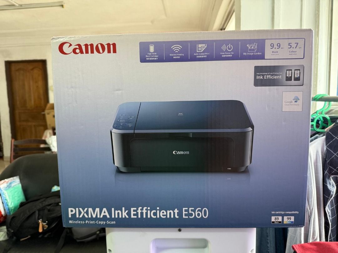 Canon PIXMA E560 Wire/ Wireless Printer, Computers & Tech, Printers ...