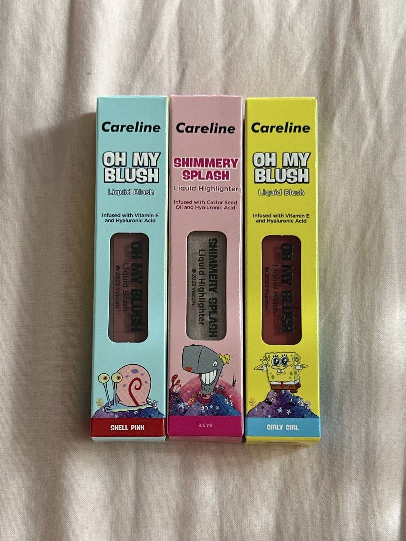 Careline Oh My Blush & Shimmery Splash (Category: Makeup) located in Pasay City. Submitted by leostash (Listing ID 1426253010, Image 3). Description: 📍PASAY 📦LALAMOVE/JNT PLEASE DO TEXT ME IF UNABLE TO REPLY ON HERE. Thanks ☺️.