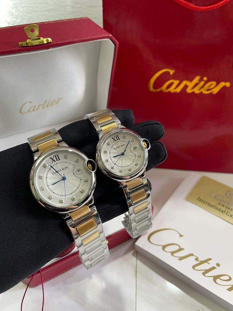 Cartier Japan Watch (Category: Luxury Watches) located in Manila. Submitted by authenticbagswatchesco (Listing ID 1426257571, Image 3). Description: BODEGA SALE ‼️ Cartier - Japan ₱5,599each only ! With box, manual & paperbag Size : 36mm & 42mm ✨💯% Authentic ✨US Grade • Battery Operated ✨Pawnable in selected pawnshop 💌DM for orders ❌Mall price 12-15k each ❌.