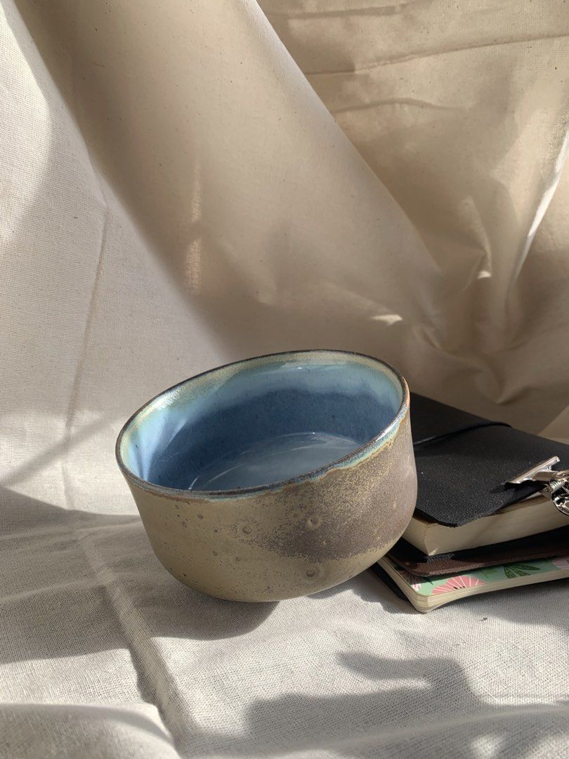 Cave with Blue Interior/ Matcha Bowl (Category: Other Kitchenware & Tableware) located in Davao. Submitted by ceramic.city (Listing ID 1426258004, Image 2). Description: .