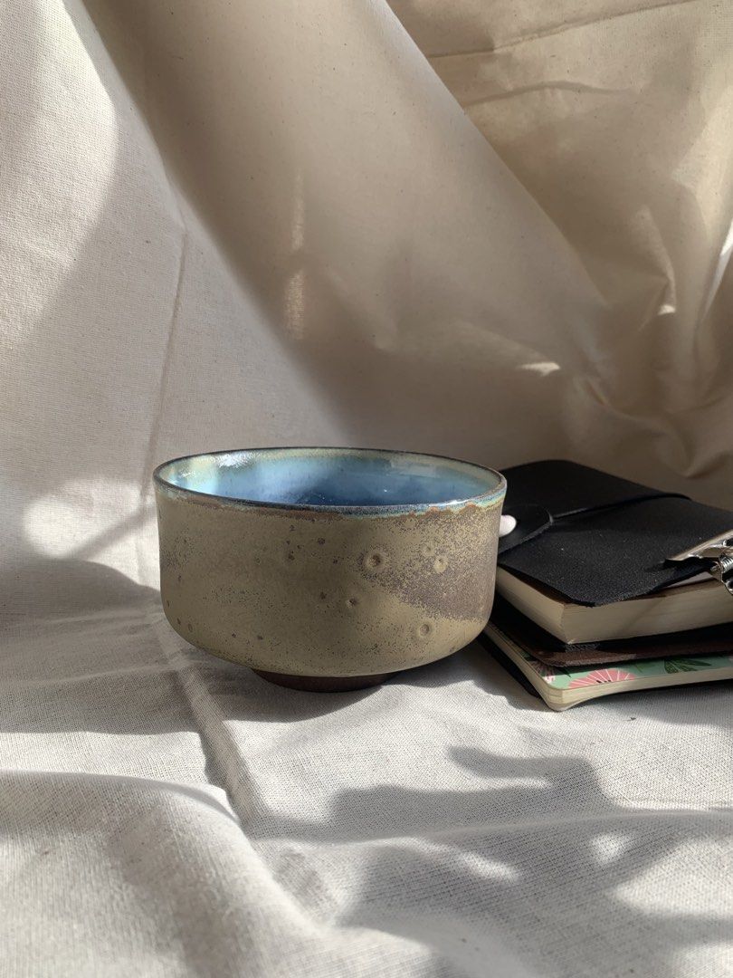 Cave with Blue Interior/ Matcha Bowl (Category: Other Kitchenware & Tableware) located in Davao. Submitted by ceramic.city (Listing ID 1426258004, Image 1). Description: .