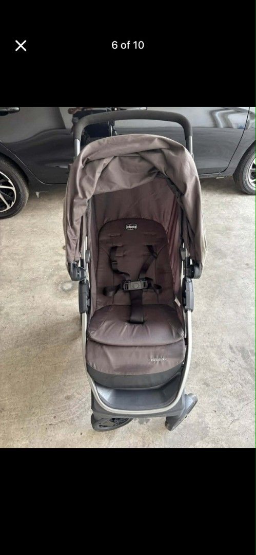 Chicco Bravo Trio Travel System (Category: Strollers) located in Quezon City. Submitted by carlmontemayor1992 (Listing ID 1426227618, Image 1). Description: Comes with Stroller, Car Seat and Chicco Goodnight Playard (Play Pen) *Items not sold separately.