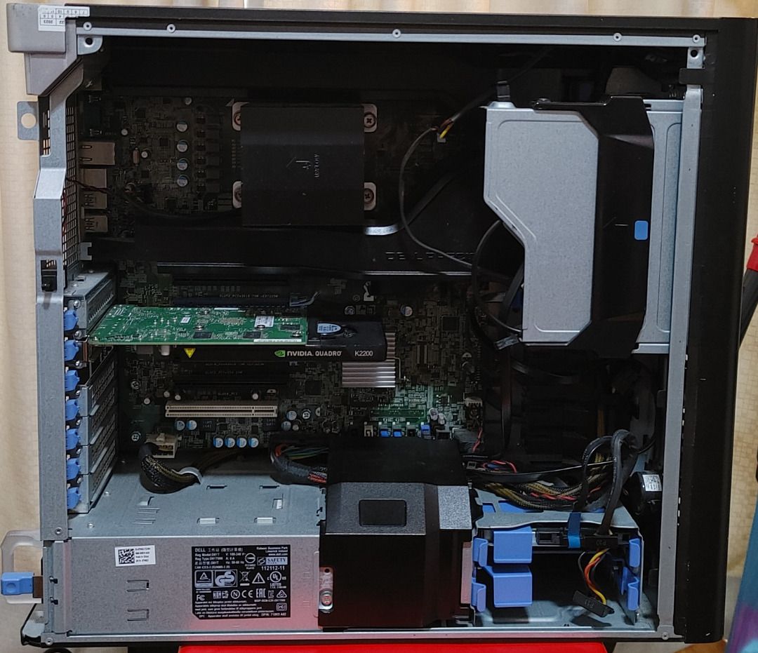Dell T5810 Workstation Xeon E5-1650v3 32Gb mem 500Gb SSD Win11 - SG350