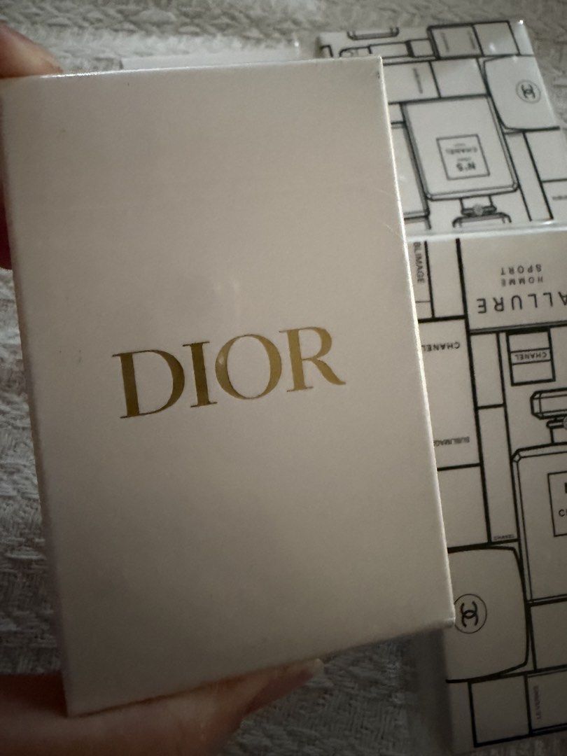 Dior and Chanel Exclusive Playing Cards (Category: Luxury Accessories) located in Antipolo. Submitted by ambercs (Listing ID 1426231177, Image 2). Description: pkaying cards gift with purchase item original. dior and chanel ₱ 1500 each. dior- 2 pcs avail chanel- 2 pcs avail.