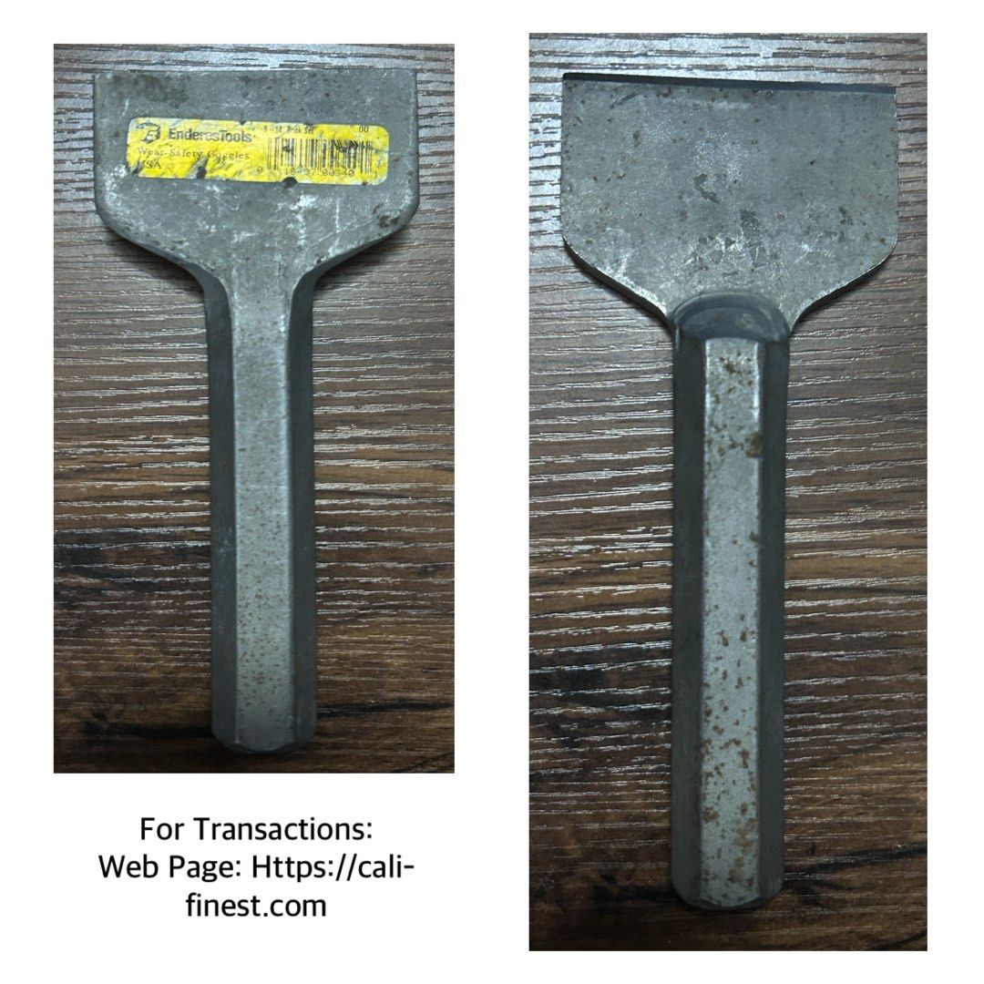 Enderes Tool Brick Mason Chisel (Category: Construction Tools & Equipment) located in Pasig City. Submitted by califinestcollectibles (Listing ID 1426248465, Image 1). Description: Enderes Tool Brick Mason Chisel HT#0054 No Box Minimal scratches Wear Safety Goggles Original/Authentic From USA Actual and detailed pictures are posted Pick up at one oasis condominium ortigas extension pasig city Or Delivery via Lalamove,Lbc Cod/Cop Jnt (Payment firs