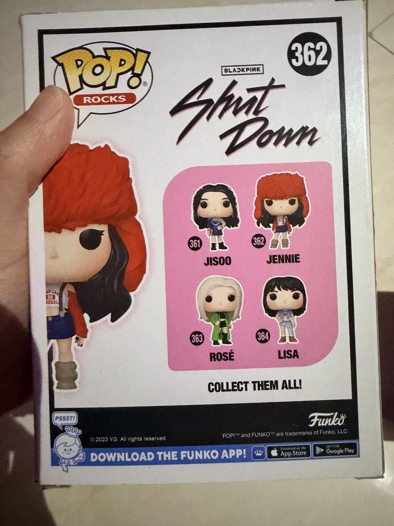 Funko Pop! Rocks BLACKPINK Jennie #362 (Category: Designer & Blind Box Toys) located in Guiguinto. Submitted by centi00 (Listing ID 1426231901, Image 3). Description: Won from timezone .