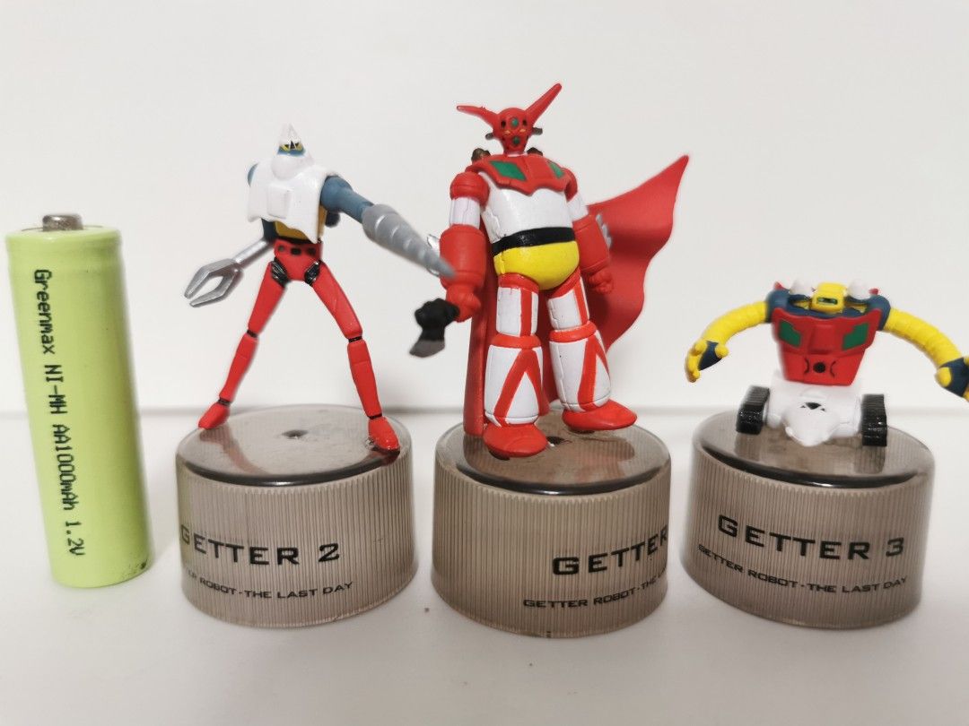 Getter Robo rare bottlecap figure complete (Category: Figurines & Statues) located in Paranaque City. Submitted by planet4k (Listing ID 1426266624, Image 1). Description: Bottle cap figure rare As is.