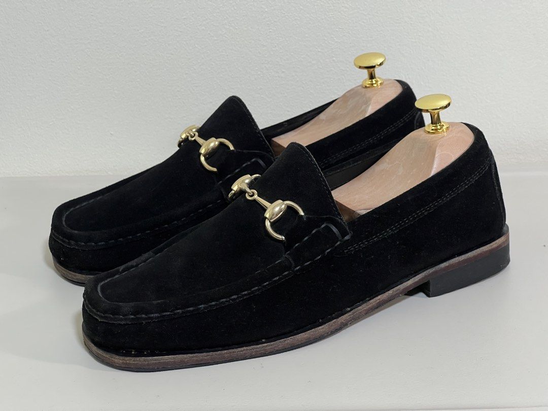 Gucci Horsebit Suede Loafers (Resoled) (Category: Dress Shoes) located in Makati City. Submitted by astraeus720 (Listing ID 1426225319, Image 2). Description: This item is resoled Insole: 10” Fits: 7-7.5 US Men.
