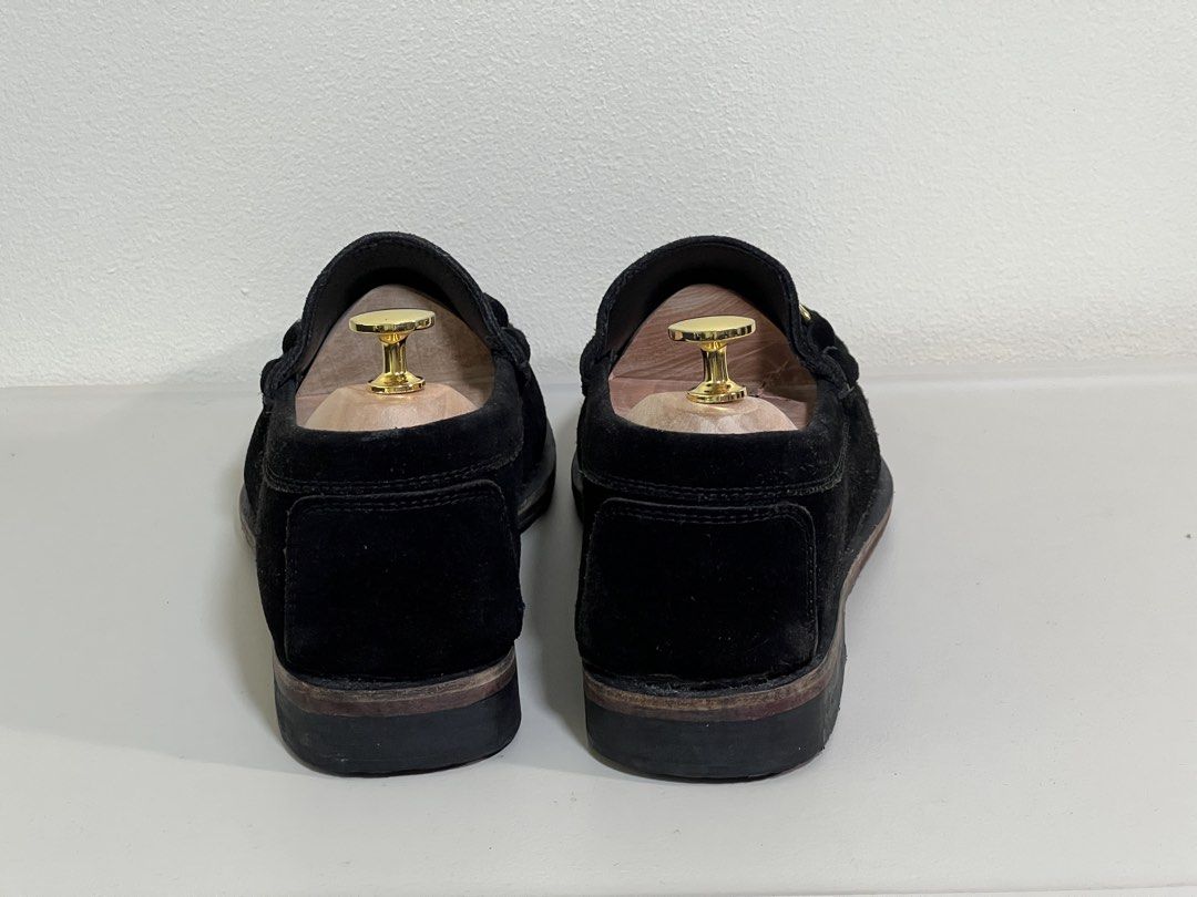 Gucci Horsebit Suede Loafers (Resoled) (Category: Dress Shoes) located in Makati City. Submitted by astraeus720 (Listing ID 1426225319, Image 3). Description: This item is resoled Insole: 10” Fits: 7-7.5 US Men.