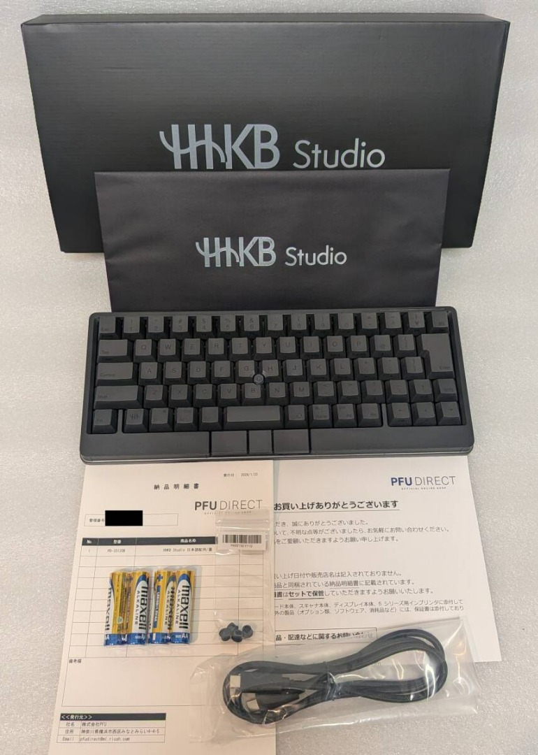 HHKB Studio Japanese layout / Sumi PD-ID120B Bluetooth USB Type-C ...