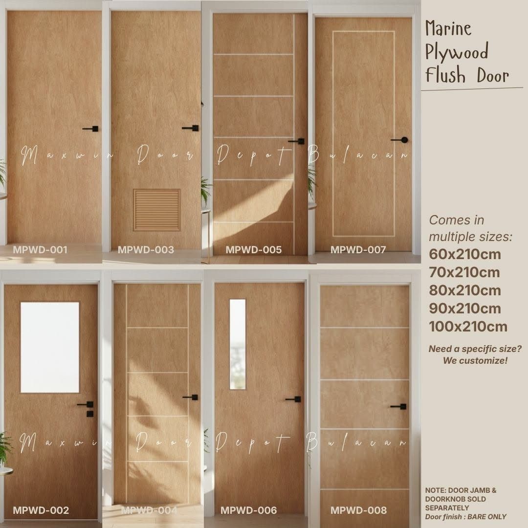 Honeycomb/Solid Core/Marine Plywood Flush Doors (Category: Construction & Building Materials) located in Manila. Submitted by door_gallery (Listing ID 1426244155, Image 3). Description: FLUSH DOOR AVAILABLE LAMINATED AND MARINE PLYWOOD for bedroom, storage, office and Sliding door PM for Design and Price..