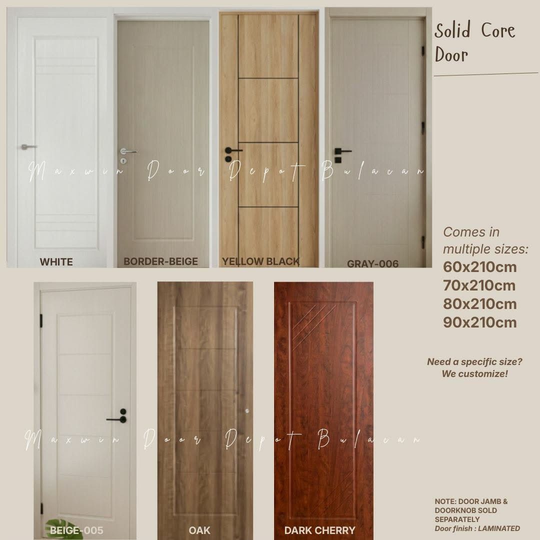 Honeycomb/Solid Core/Marine Plywood Flush Doors (Category: Construction & Building Materials) located in Manila. Submitted by door_gallery (Listing ID 1426244155, Image 2). Description: FLUSH DOOR AVAILABLE LAMINATED AND MARINE PLYWOOD for bedroom, storage, office and Sliding door PM for Design and Price..