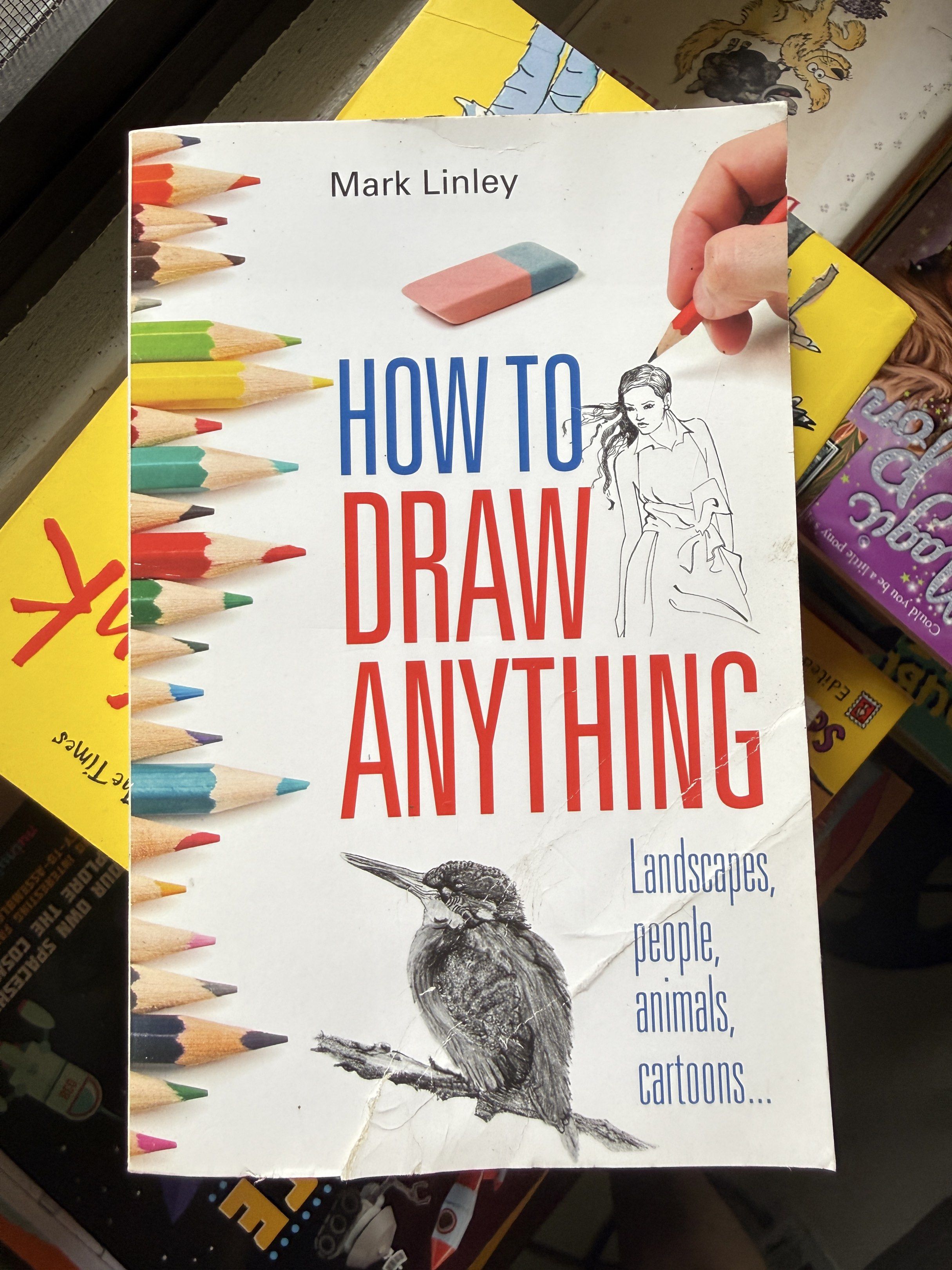 How to Draw Anything by Mark Linley (Category: Storybooks) located in Davao. Submitted by pichimocha (Listing ID 1426340035, Image 1). Description: Minor rip on cover .
