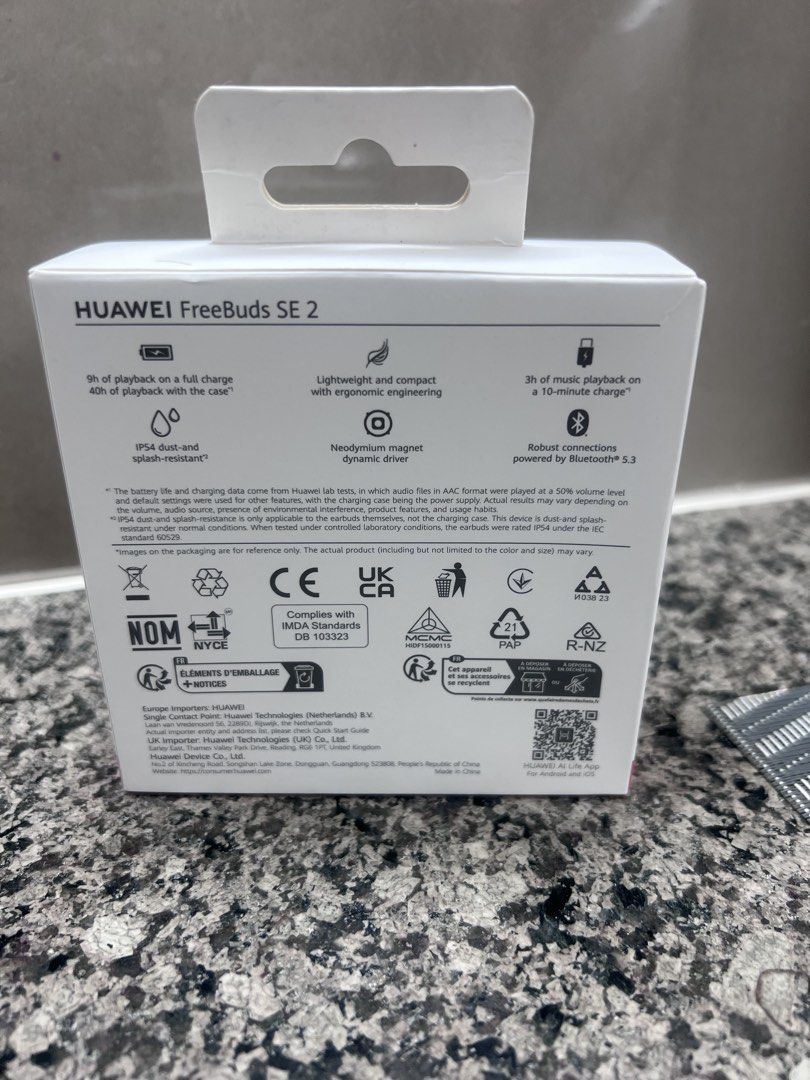 Huawei FreeBuds SE 2 (Category: Earphones) located in Quezon City. Submitted by degenerative.process (Listing ID 1426226250, Image 3). Description: brand new unopened .