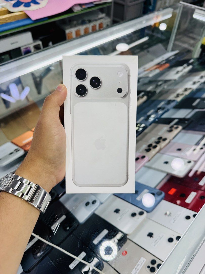 iPhone 17 Pro Max 256GB Openline Brand New Sealed (Category: iPhone 17 Series) located in San Juan City. Submitted by Khalidmgdla08 (Listing ID 1426320856, Image 1). Description: FOR SALE | TRADE/SWAP Price: 81,500 On hand: iPhone 17 Pro Max✔️ 256GB ✔️ OPENLINE ✔️ 100% Batt health ✔️ NTC APPROVED ✔️ 100% Original ✔️ 100% Makinis ✔️ 100% Smooth ✔️ NOT REFURB ✔️ NO HIDDEN ISSUES ✔️ NEVER BEEN REPAIRED ✔️ TEST TO SAWA✔️ FREE 3-UTOOLS ✔️ ANY MODEL OF