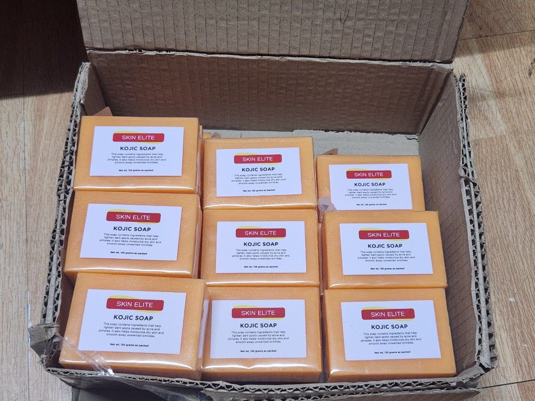 Kojic Soap - 135g (Category: Bath) located in Manila. Submitted by bioskincare.ph (Listing ID 1426186131, Image 1). Description: 💰₱70 per pcs 🌸For Whitening 🧼Body-Face Soap 📝Order Process: How to order: PM your order (product name & how many) Delivery Method: via Lalamove (shipping fee c/o buyer) Payment Method: via GCash.