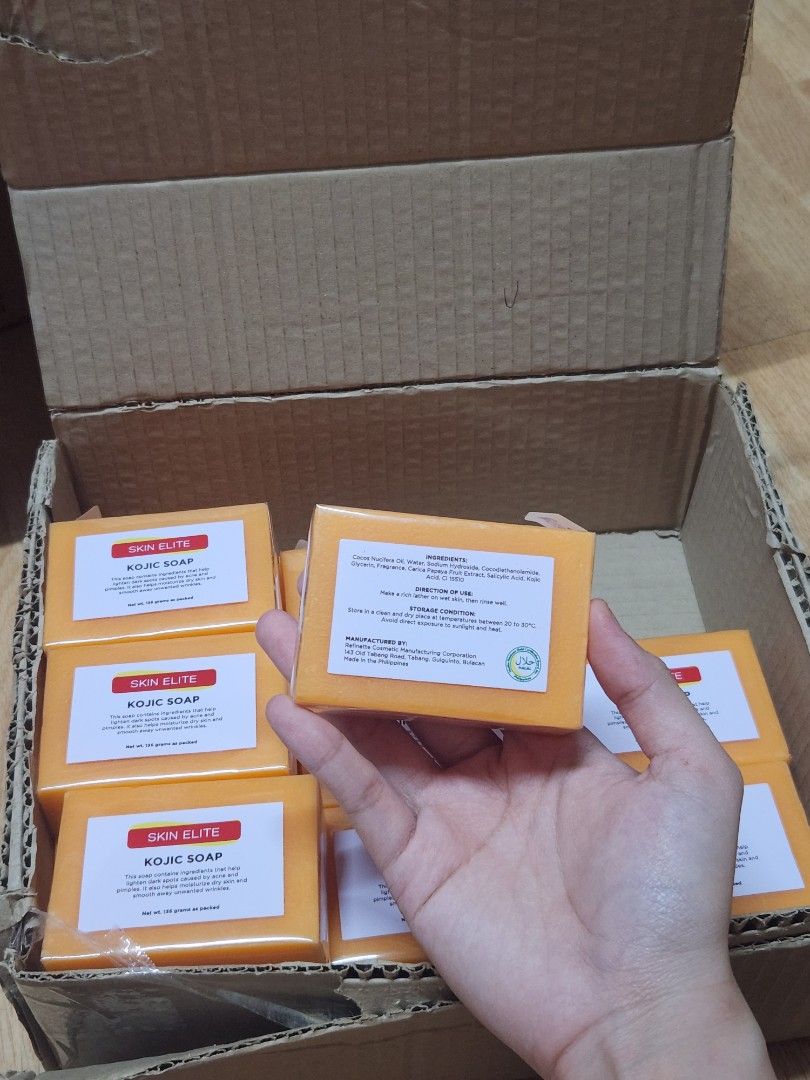 Kojic Soap - 135g (Category: Bath) located in Manila. Submitted by bioskincare.ph (Listing ID 1426186131, Image 2). Description: 💰₱70 per pcs 🌸For Whitening 🧼Body-Face Soap 📝Order Process: How to order: PM your order (product name & how many) Delivery Method: via Lalamove (shipping fee c/o buyer) Payment Method: via GCash.