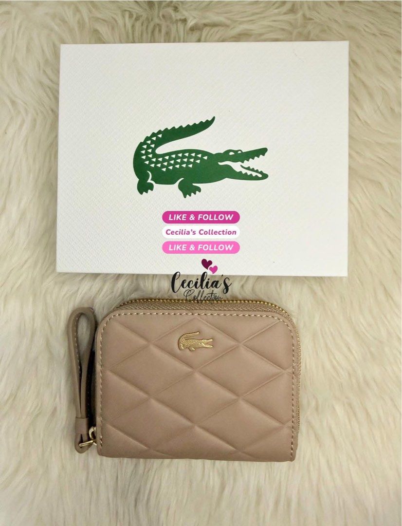 Lacoste Small Crocodelle Leather Coin Purse (Category: Wallets & Card holders) located in Paranaque City. Submitted by ceciliascollection (Listing ID 1426147252, Image 1). Description: 𝓛𝓪𝓬𝓸𝓼𝓽𝓮 𝓢𝓶𝓪𝓵𝓵 𝓒𝓻𝓸𝓬𝓸𝓭𝓮𝓵𝓵𝓮 𝓛𝓮𝓪𝓽𝓱𝓮𝓻 𝓒𝓸𝓲𝓷 𝓟𝓾𝓻𝓼𝓮 ❣️𝗢𝗡 𝗛𝗔𝗡𝗗 & 𝗥𝗘𝗔𝗗𝗬 𝗧𝗢 𝗦𝗛𝗜𝗣❣️ 💯𝗔𝘂𝘁𝗵𝗲𝗻𝘁𝗶𝗰 𝗳𝗿𝗼𝗺 𝗟𝗮𝗰𝗼𝘀𝘁𝗲 𝗦𝗶𝗻𝗴𝗮𝗽𝗼𝗿𝗲 💰Mall Price ₱6,250.00 ✔️color: taupe ✔️brand new with tag ✔️with box ✔️wi