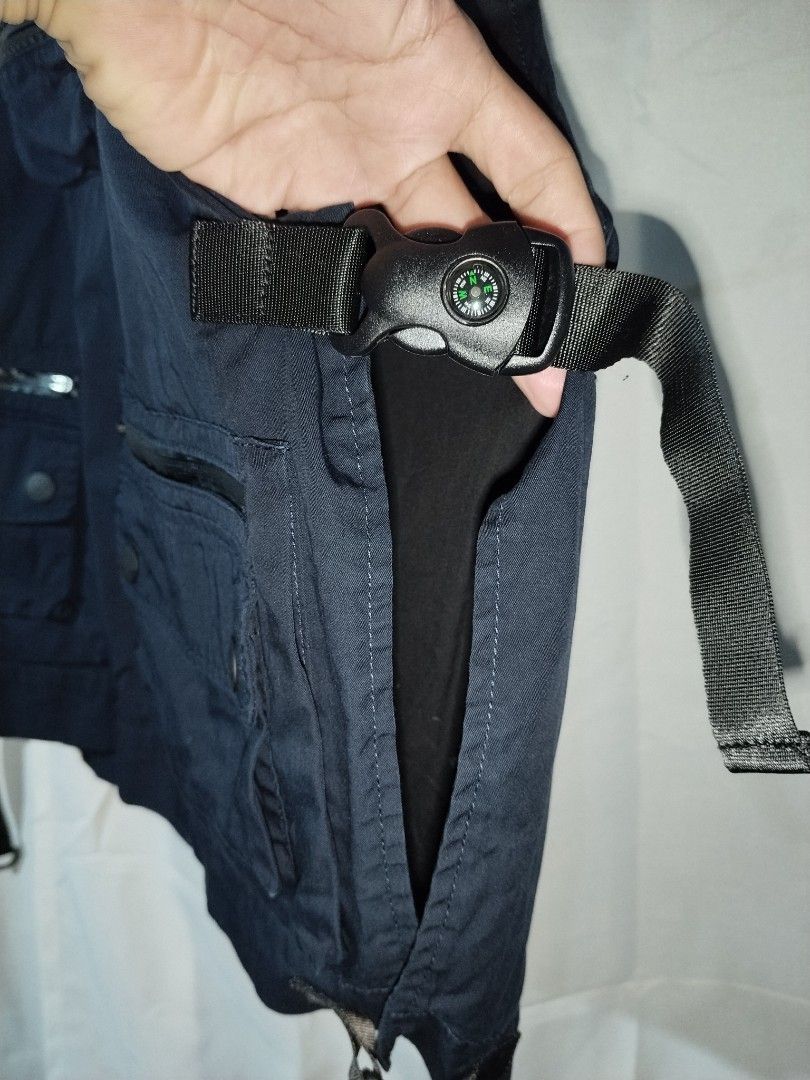 LAKH Tactical Multi pocket Vest - Navy Blue (Category: Vests) located in Pasig City. Submitted by loveforlux_2025 (Listing ID 1426382303, Image 3). Description: medium fits large.