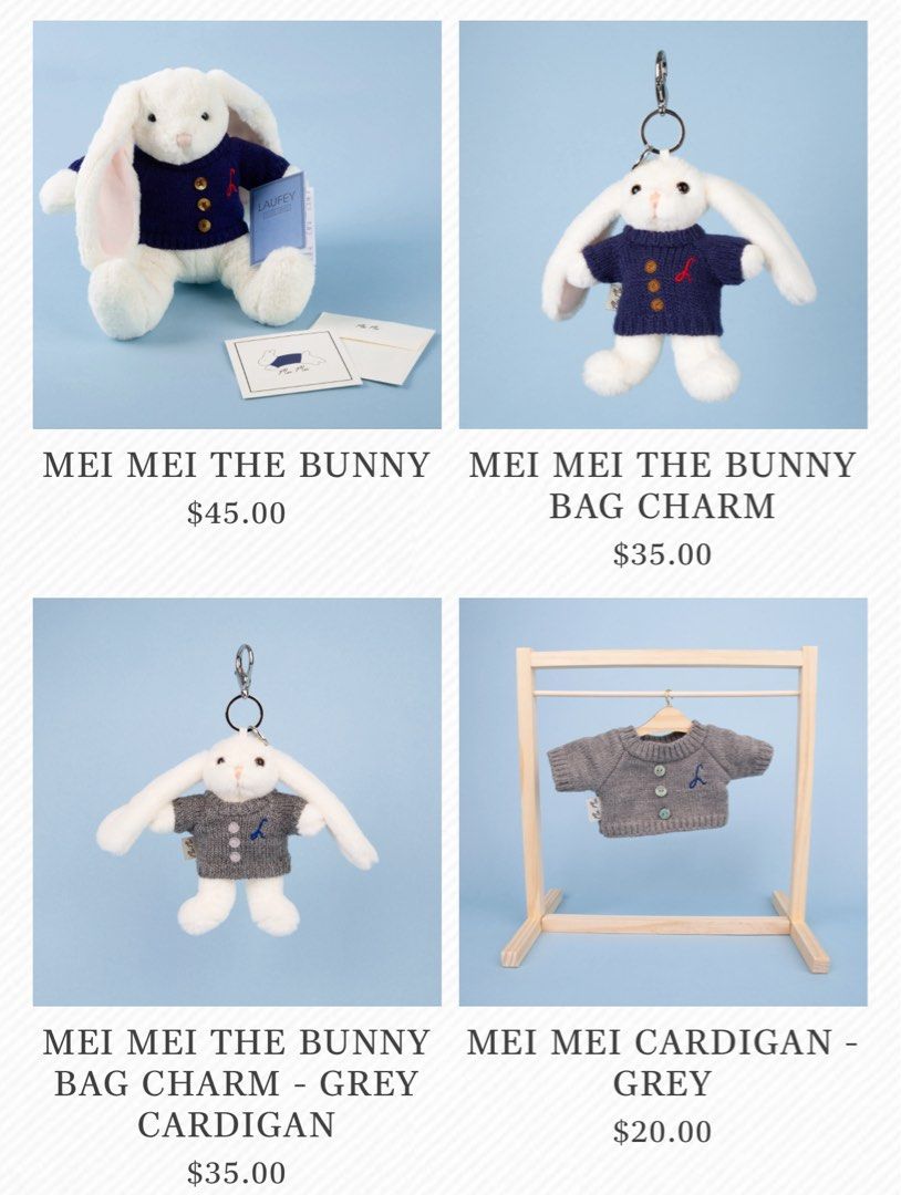 Laufey mei mei the bunny plush GO (pls read desc), Hobbies