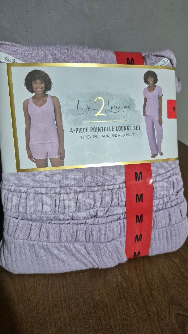 Live 2 Lounge 4-Piece Pointelle Set - Medium (4pcs set available) (Category: Undergarments & Loungewear) located in Angeles City. Submitted by gtwear (Listing ID 1426186942, Image 1). Description: Live 2 Lounge 4-Piece Pointelle Set - Medium (4pcs set available) Brandnew mop: gcash loc: pampanga courier: J&T 🏷550+sf DM 📩.