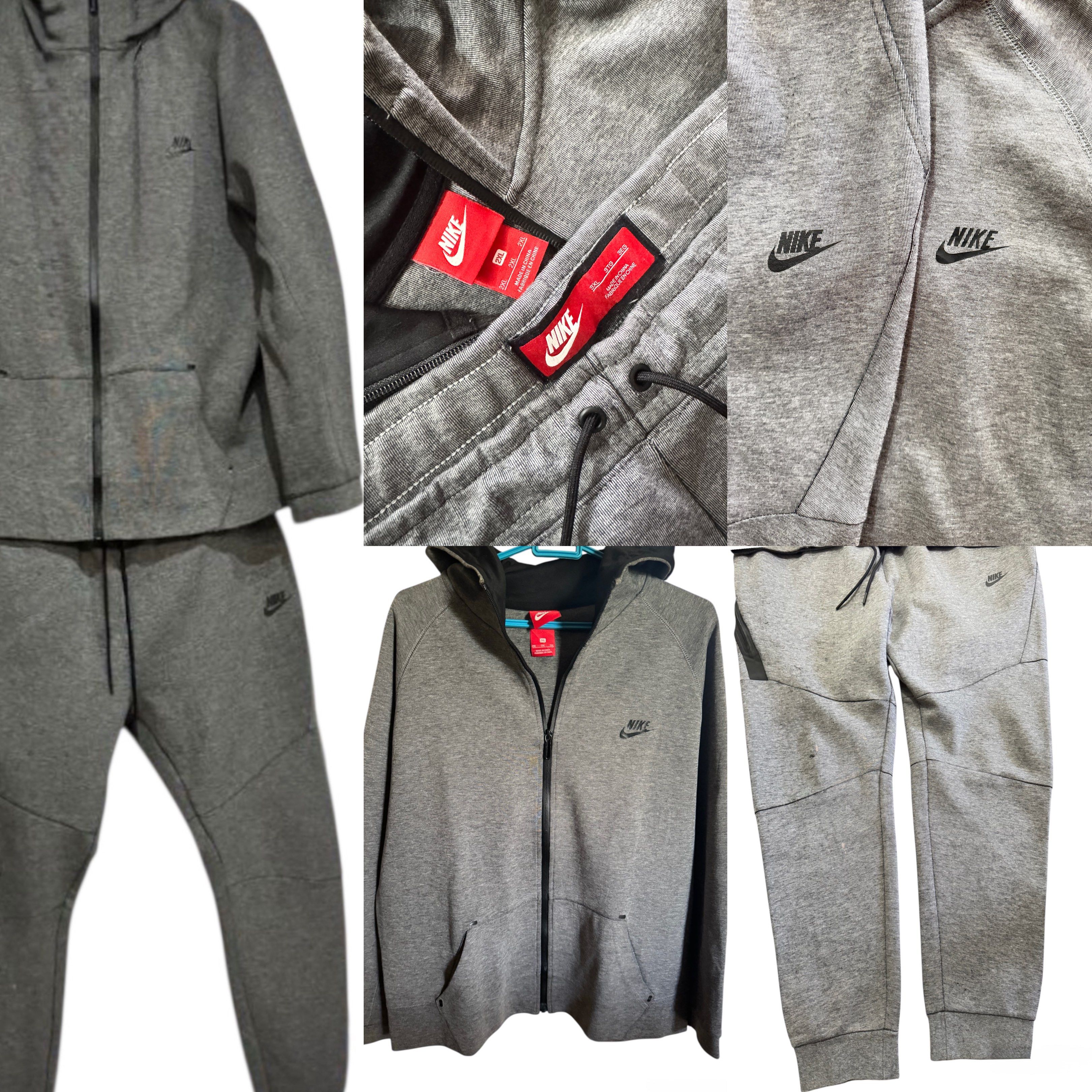 Nike over all tech fleece full suit (Category: Hoodies) located in Quezon City. Submitted by cornerco (Listing ID 1426225660, Image 1). Description: 2xl hoodie and jogger Red tag original Pick up via lalamove quezon city area Or J&t Dimes: Hoodie - width 24’ length 26’ Jogger - waist 17’ length 42’.