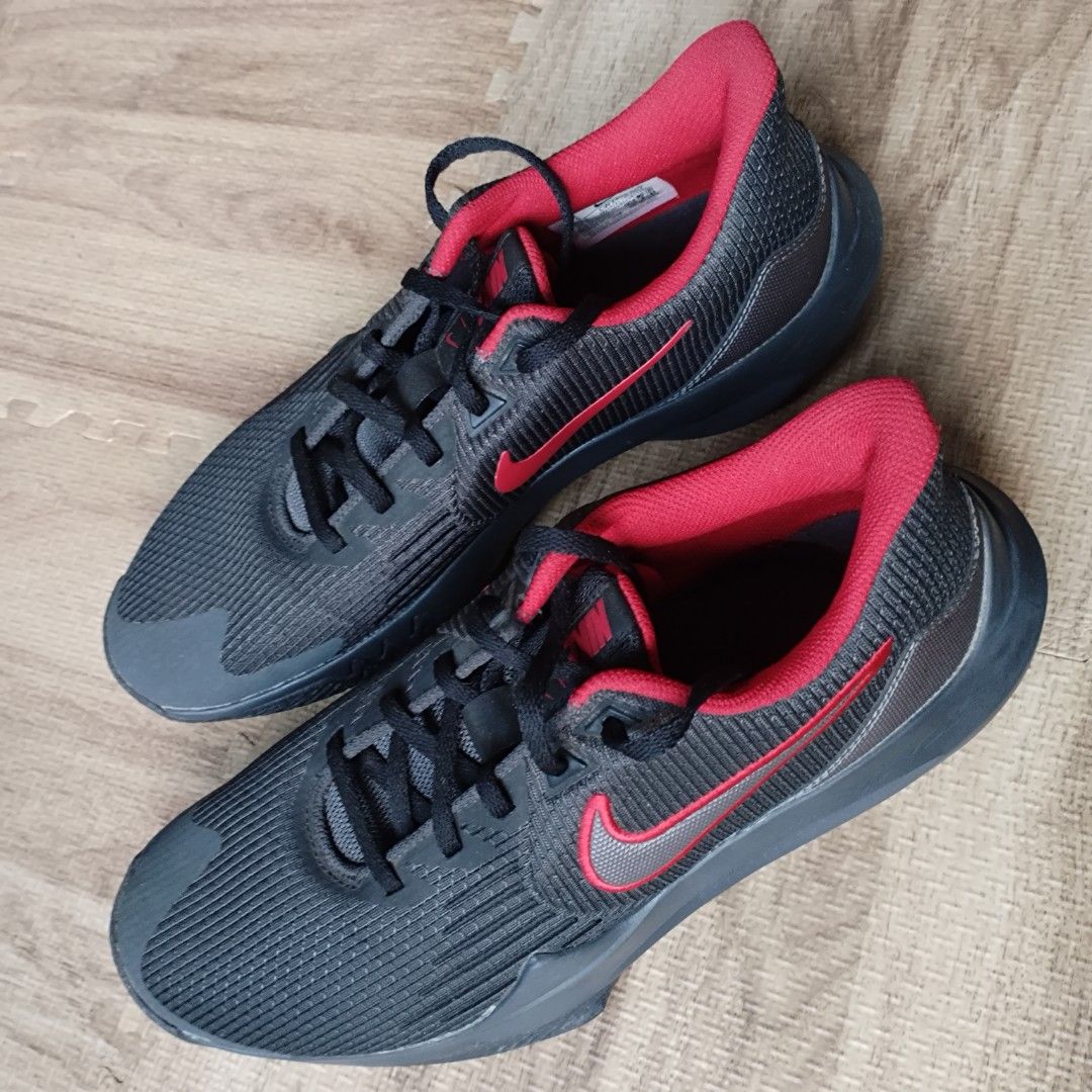 Nike Precision 5 Anthracite Gym Red M-Size 9.5US (Category: Sneakers) located in Cainta. Submitted by harlemwerld (Listing ID 1426344467, Image 1). Description: Nike Precision 5 Anthracite Gym Red Men's size 9.5 US Almost no visible heeldrag .
