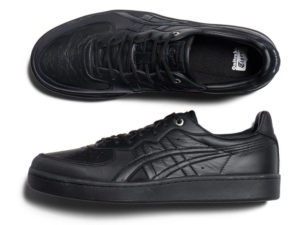 Onitsuka Tiger GSM SD Sneakers - Size 39.5 (Category: Sneakers) located in Singapore. Submitted by corlissell (Listing ID 1399362532, Image 1). Description: Onitsuka Tiger GSM SD Sneakers Authenticity Guaranteed Black Leather Size 39.5 Gently worn a few times, good condition with soles like display pair Meetups at Mountbatten CC .