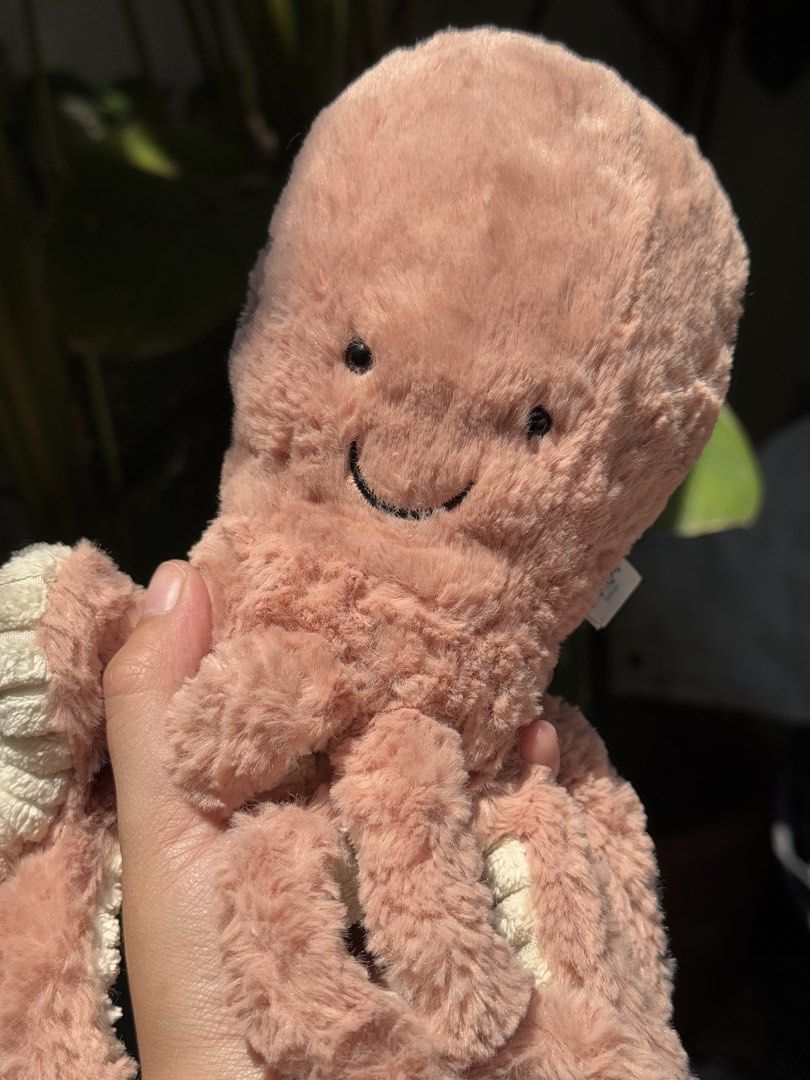 Original Jellycat Odell Octopus Plush (Category: Plushies & Soft Toys) located in Caloocan City. Submitted by raeccas.selections (Listing ID 1426319817, Image 3). Description: - collector’s item! - authentic JC loc: north caloocan / marikina (by sched) MOP: gcash / bank transfer MOD: lalamove / J&T .