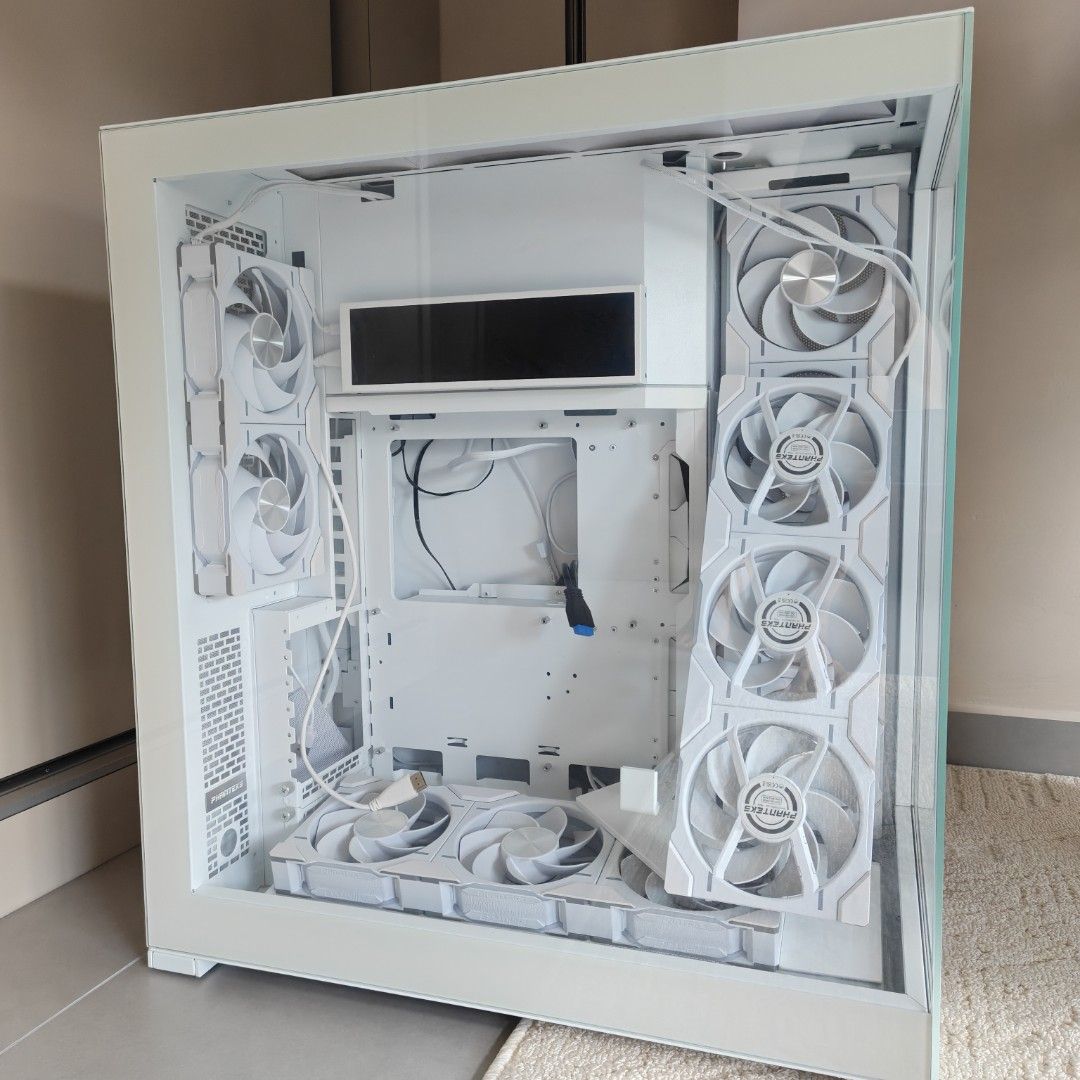 Phanteks NV7 computer case (Category: Computer Parts) located in Singapore. Submitted by nedyarrr (Listing ID 1426257374, Image 1). Description: ✅ Phanteks NV7 computer case ✅ One of the best "fish tank" open concept computer case ✅ Price includes all 12 Phatenks original fans, the fans alone already cost much ✅ Meet up in person transaction ❌ No trading ❌ No lowballing ❌ No overseas transaction.