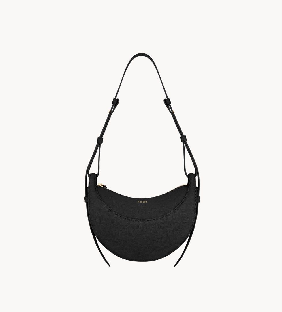 Polène Numéro Dix - Black (Category: Luxury Bags & Wallets) located in Bacoor. Submitted by 9gee9 (Listing ID 1426328080, Image 1). Description: 100% authentic Used only on special occasions No issues or flaws - if any, they are barely noticeable comes with dust bag, long & short straps Box and cards not included price negotiable for sure buyer rfs: decluttering Elegant half-moon silhouette crafted from luxurious Italian calf leather. The Polène 