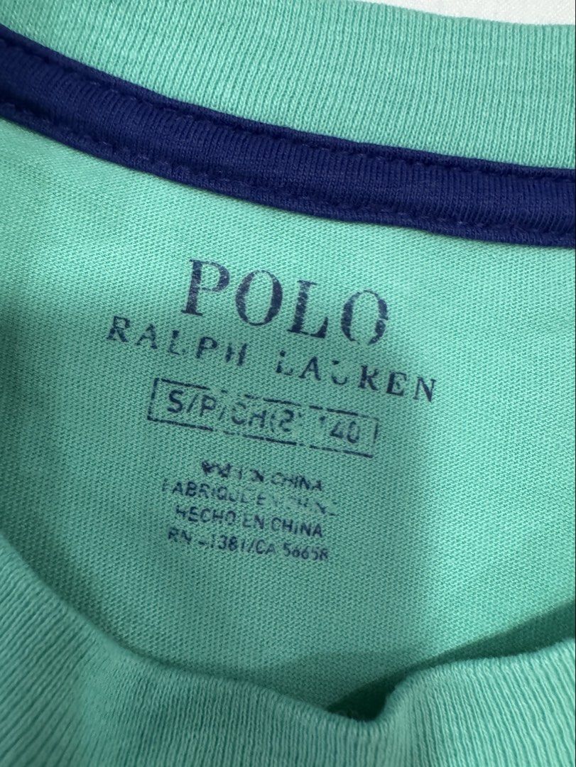 Ralph Lauren shirt for boys (Category: Babies & Kids Fashion) located in Batangas. Submitted by GDW98 (Listing ID 1426273294, Image 3). Description: Brand: Ralph Lauren Condition: Gently used, no flaws Color: light green Size: 6-10k RFS: outgrown MOP: bank transfer, gcash SF c/o buyer M-F except holidays.