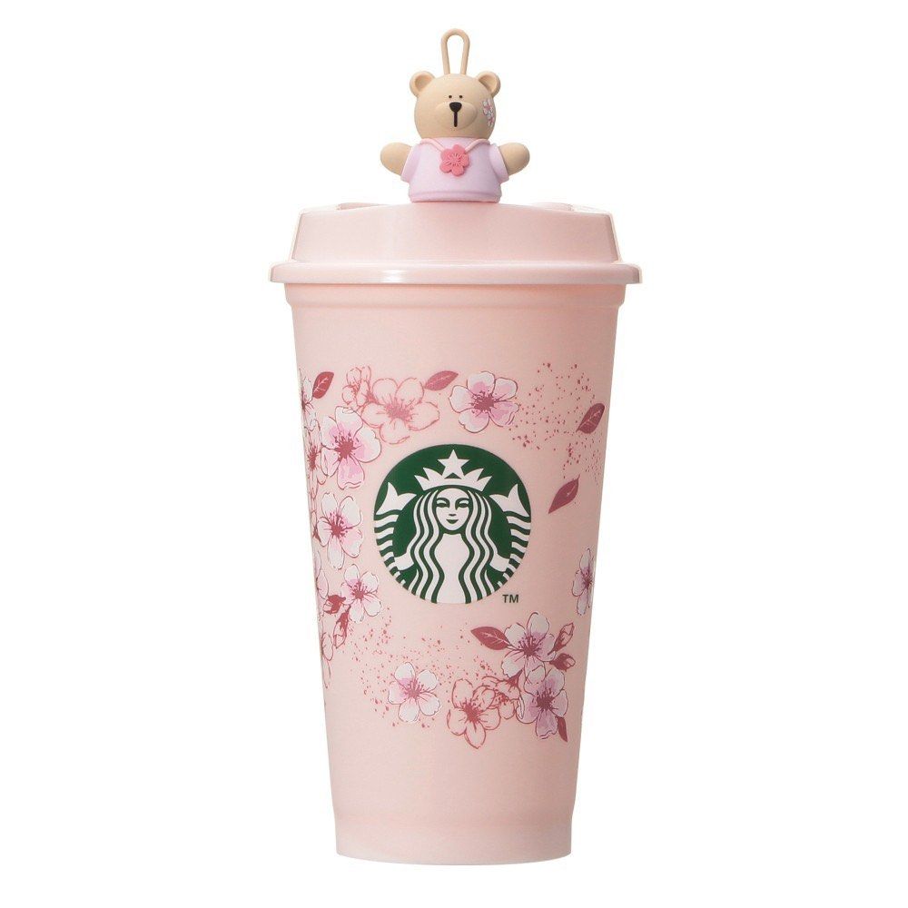 STARBUCKS 2026 Sakura Reusable Cup (Category: Water Bottles & Tumblers) located in Las Pinas. Submitted by sellerkjb (Listing ID 1426302898, Image 1). Description: Purchased in Japan (Feb 2026) with Lid and Bear Cover Brand New.