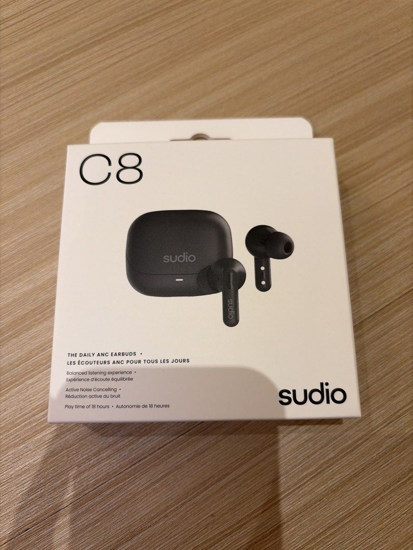 Sudio C8 ANC Earbuds - Brand New